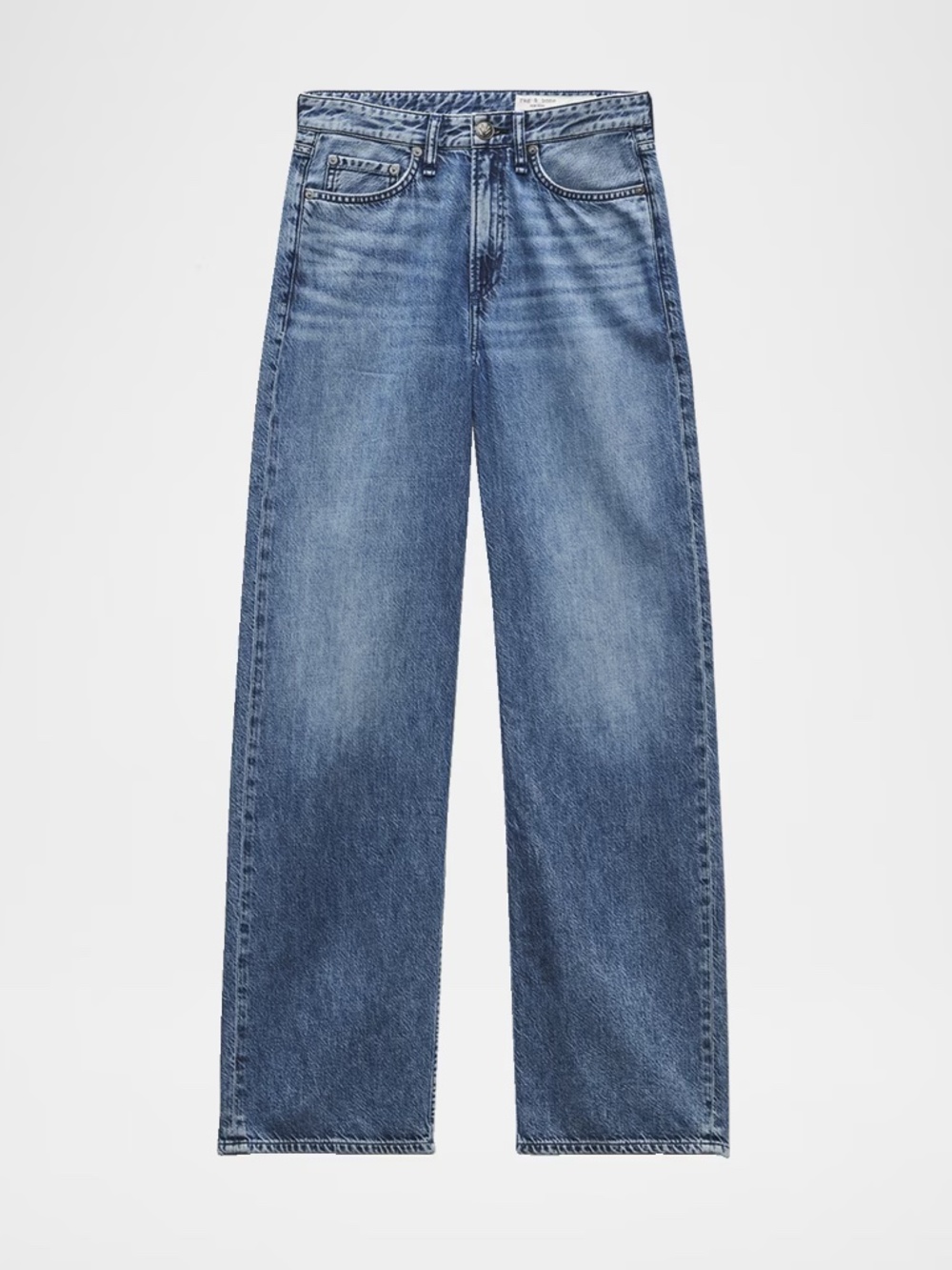 Rag and Bone Featherweight Logan Wide-Leg Jeans Size 23